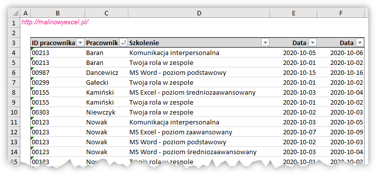 Malinowy Excel 0210