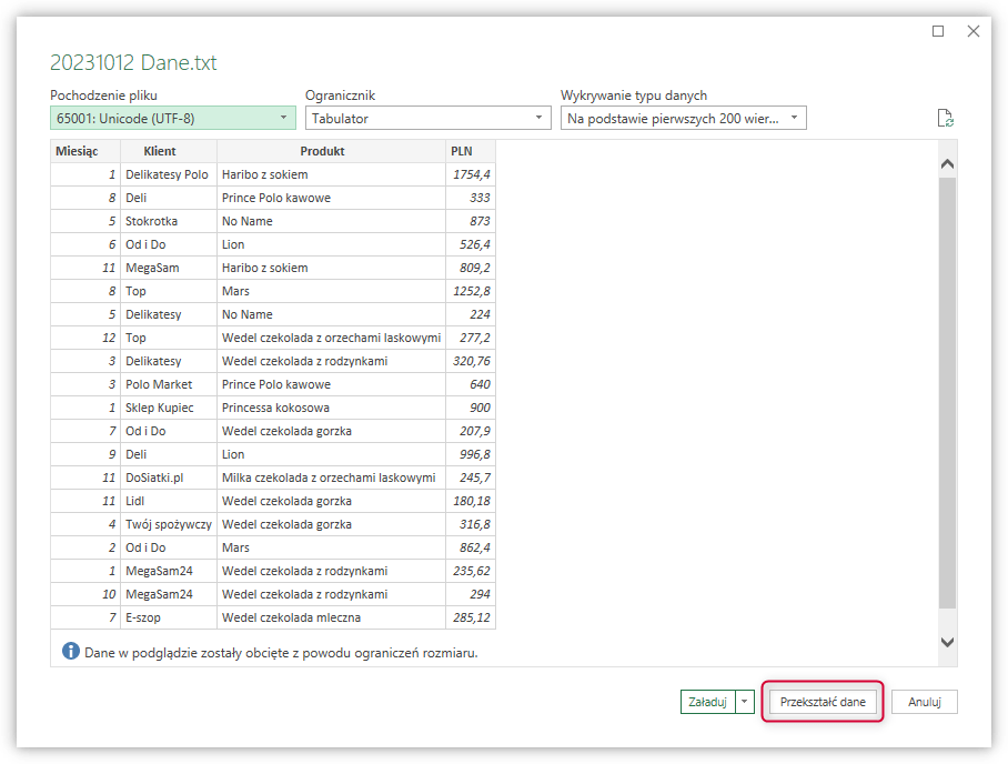 Jak Zmienić Numer Miesiąca Na Jego Nazwę W Power Query Też Po Angielsku Metoda 1 Malinowy 2262